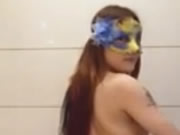 蒙面淫女脫衣艷舞勾引