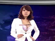 韓國新聞主播邊錄節目邊脫衣